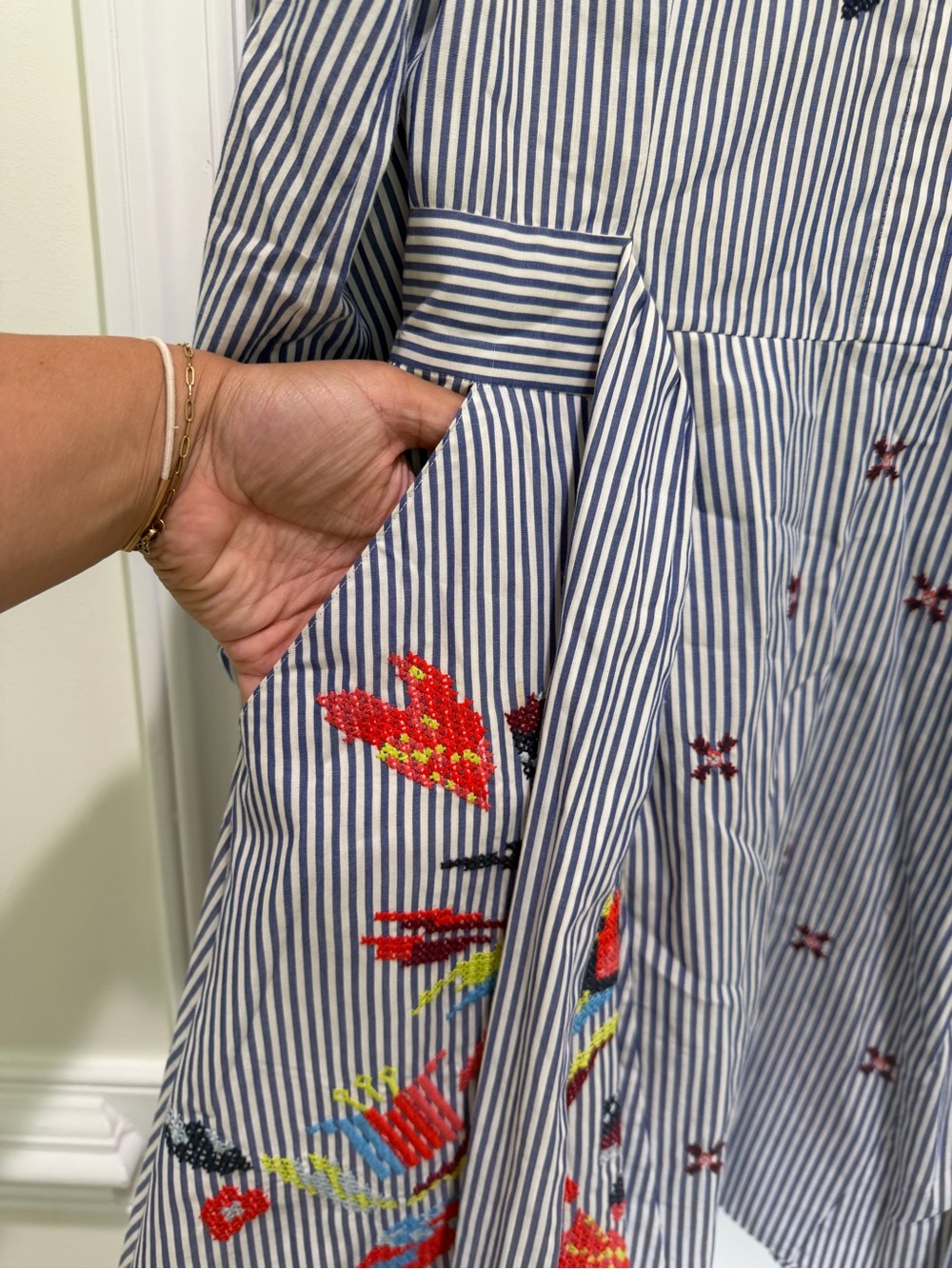 Tanya Taylor Caro Embroidered Dress - Picture 9 of 16